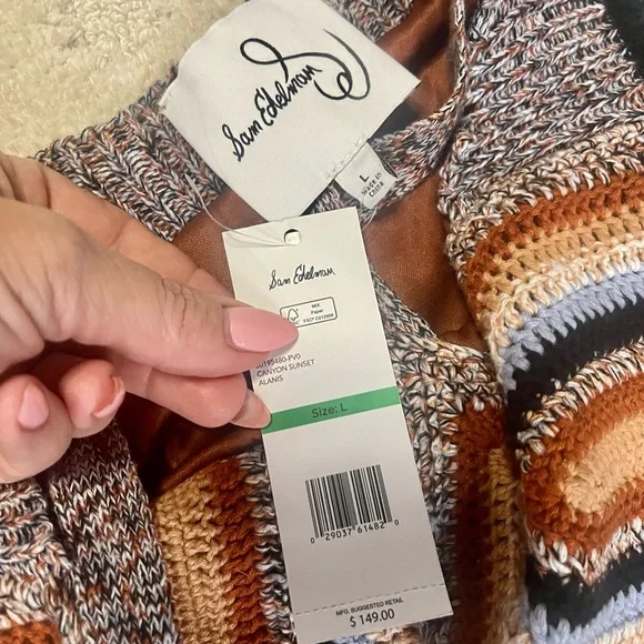 NWT Sam Edelman Crochet Alanis Dress Sz L Large - Picture 6 of 10